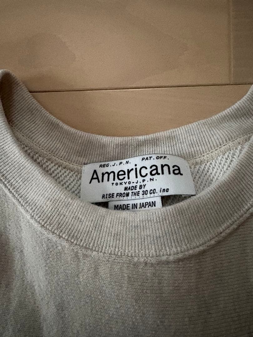 【美品】AP STUDIO 別注AMEY emblem C/N PULLOVER