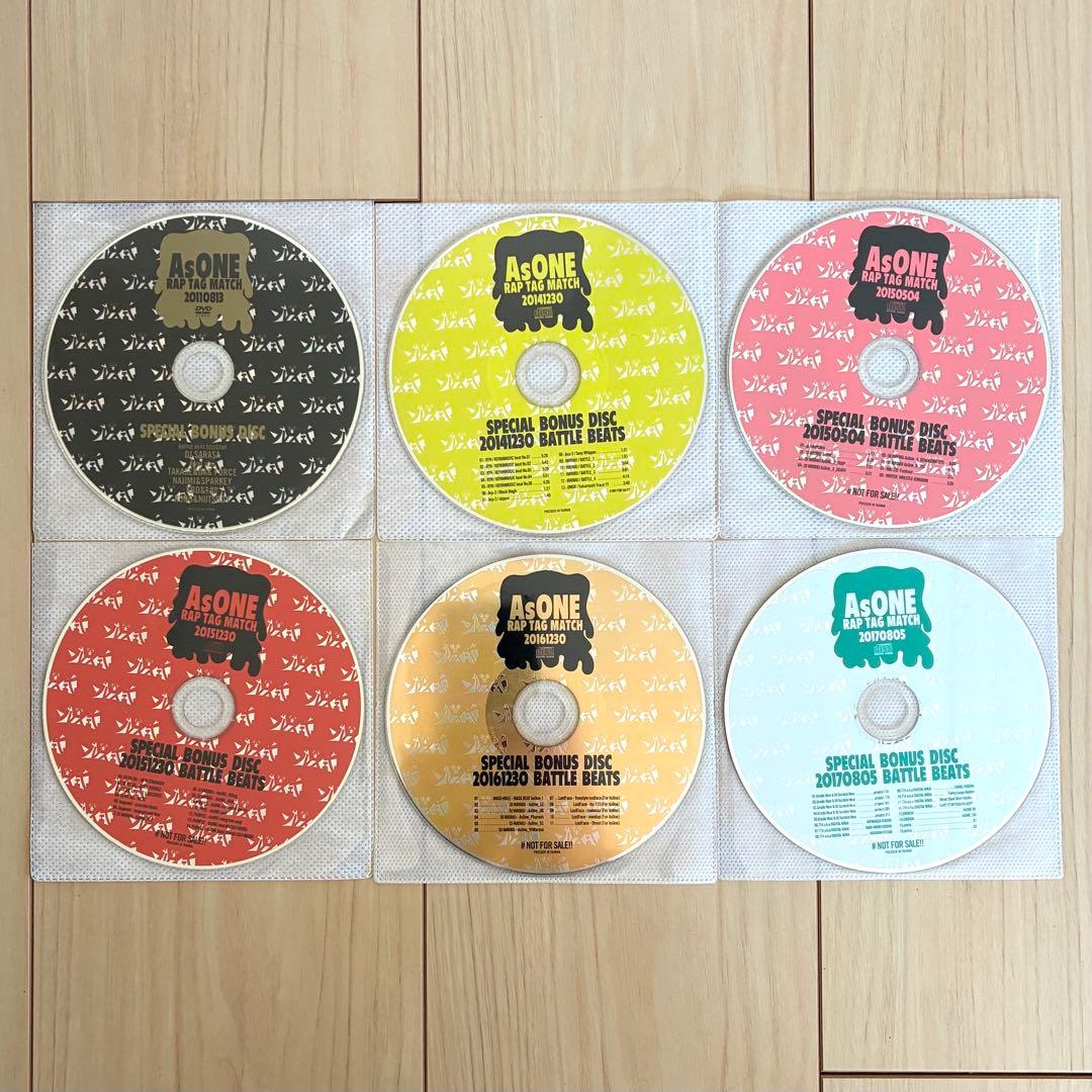 AsONE RAP TAG MATCH 全6枚セット 初回特典付き