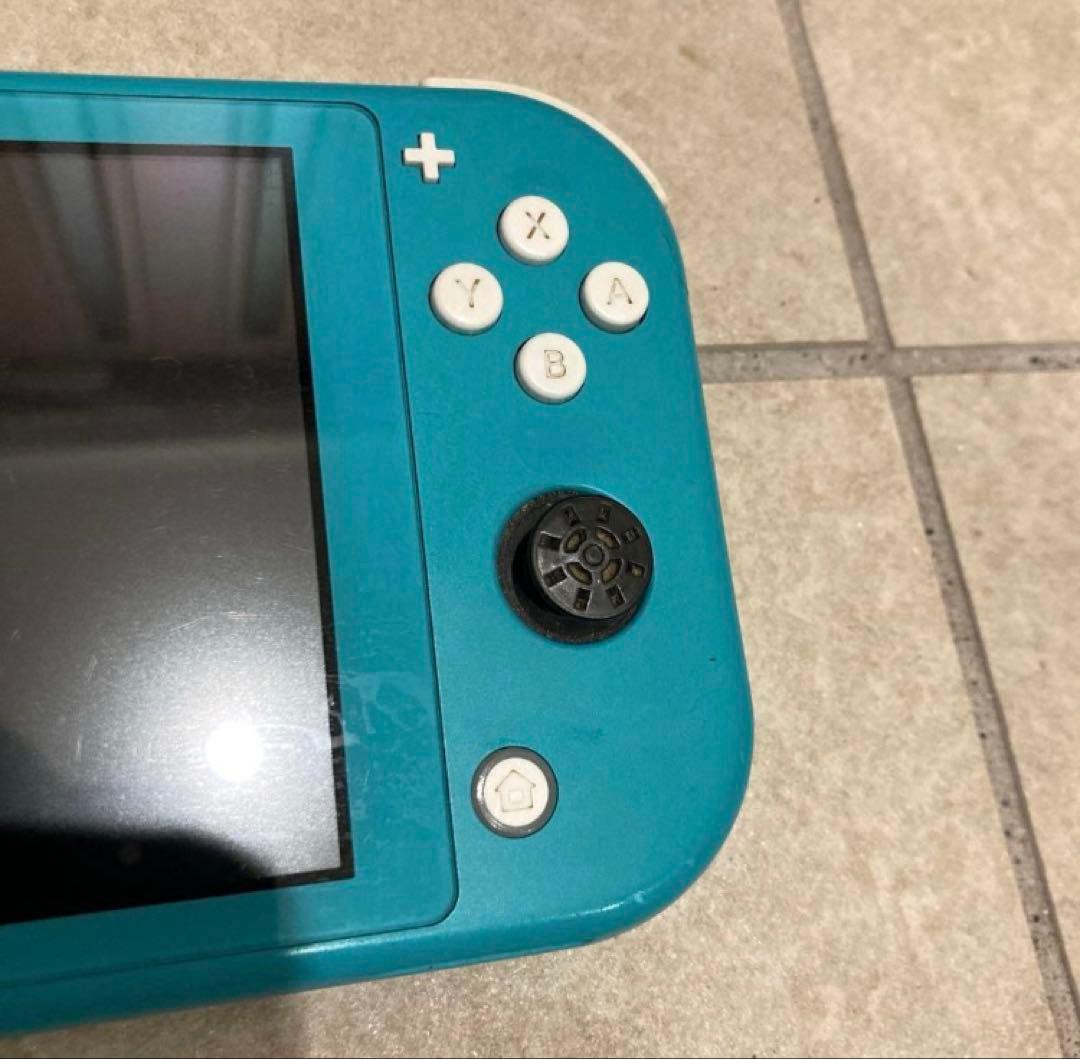 【箱、ソフト付】Nintendo Switch Lite ターコイズ　ジャンク品