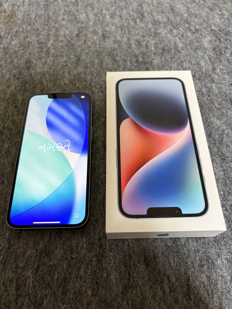 iPhone14 128GB SIMフリー 箱あり 初期化済 美品 動作確認済