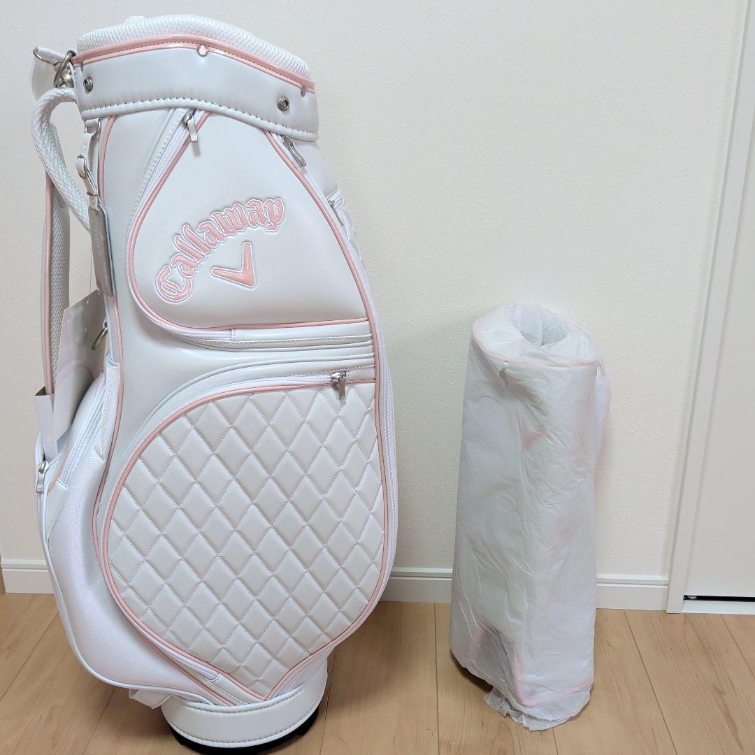 新品未使用!!　Callaway REVA ゴルフバッグ ホワイト/ピンク