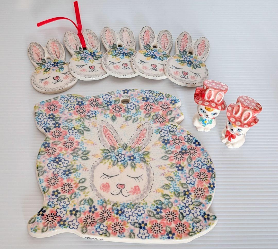 ポーリッシュポタリー うさぎセット♡.*・゜