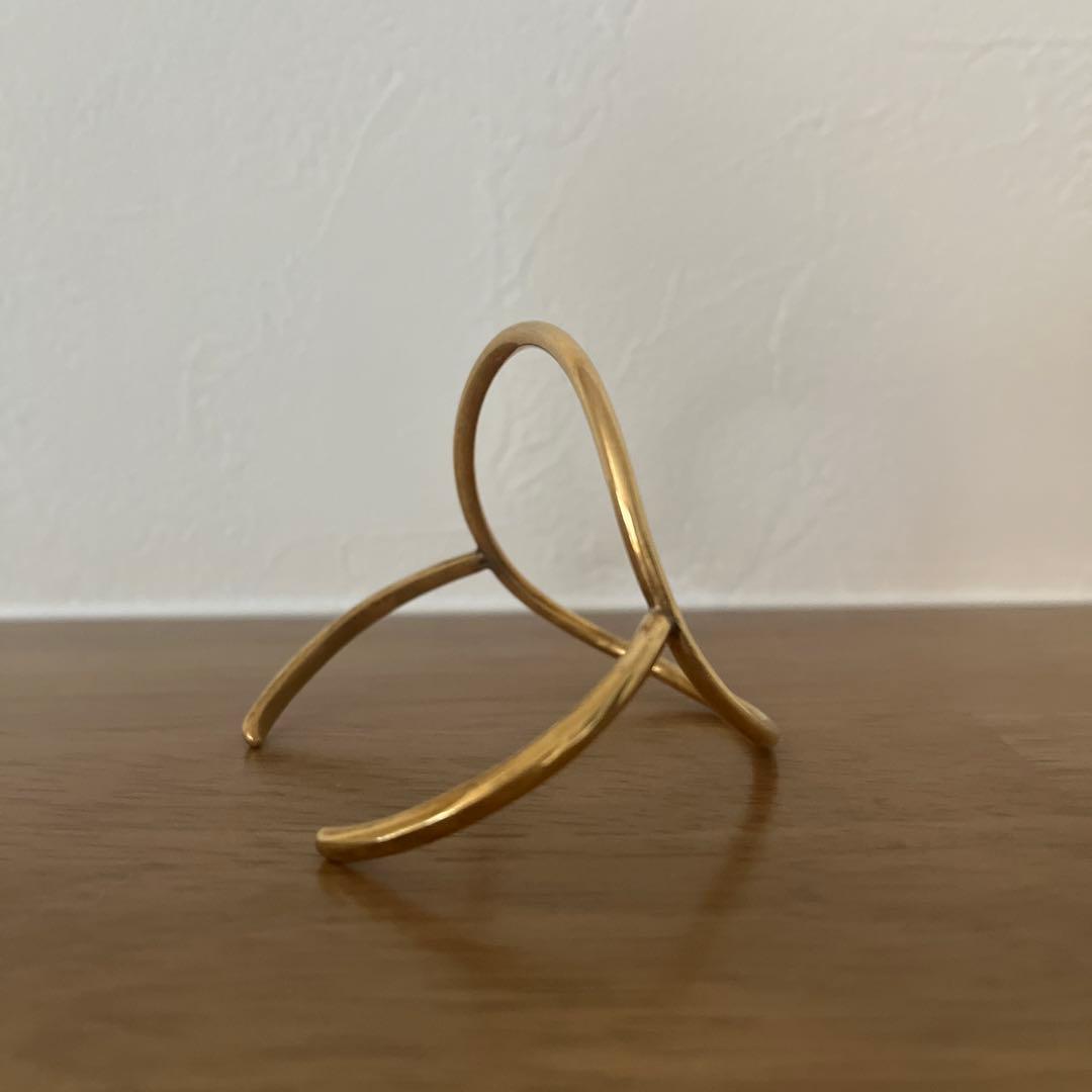 accessories mau マウ　わっか　バングル　ブラス　真鍮