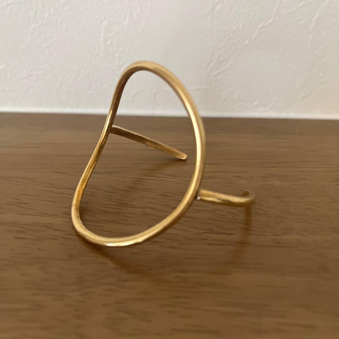 accessories mau マウ　わっか　バングル　ブラス　真鍮