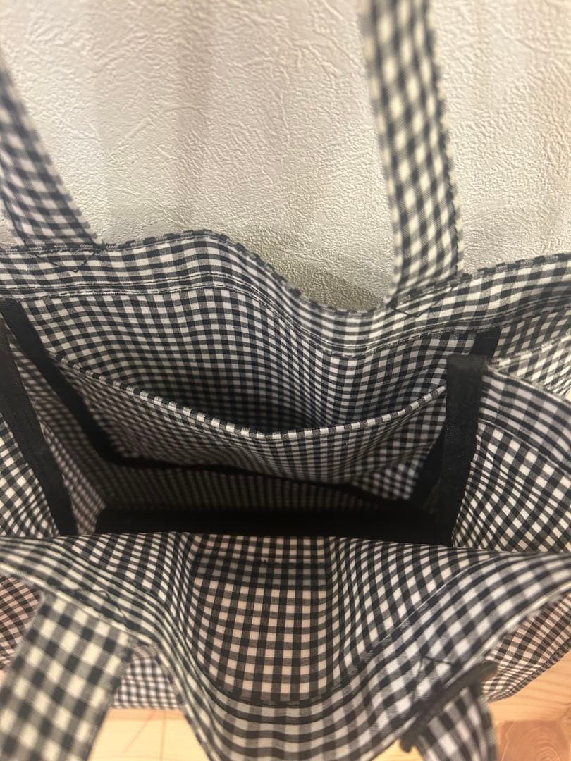 Familiar チェック柄トートバッグ