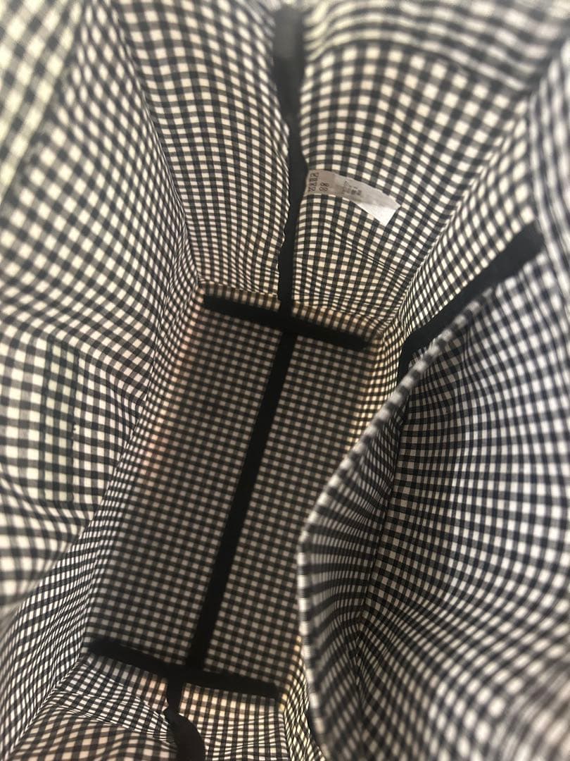 Familiar チェック柄トートバッグ