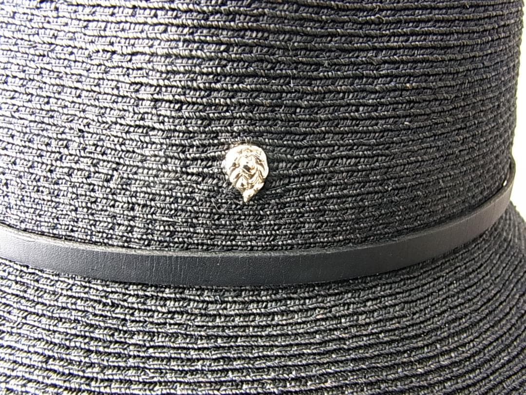 正規極美Helen Kaminski ヘレンカミンスキーラフィアハットカエロ6