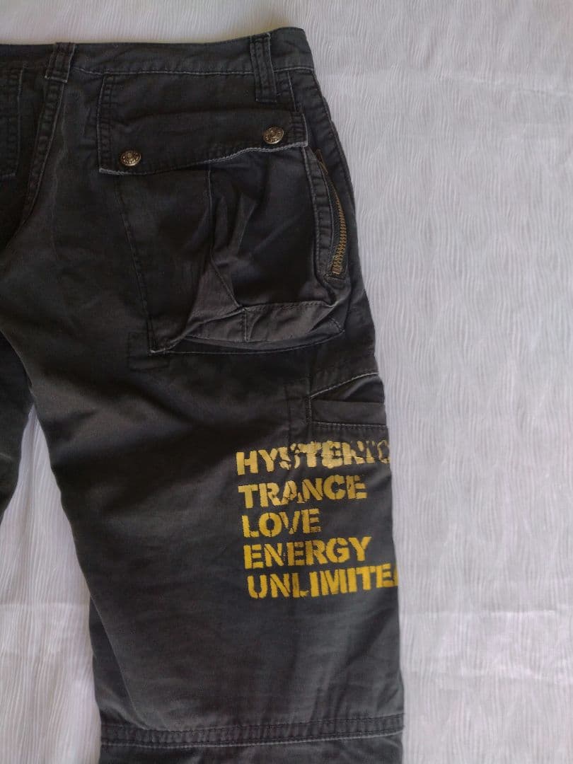 HYSTERIC GLAMOUR カーゴパンツ 黒 90年代