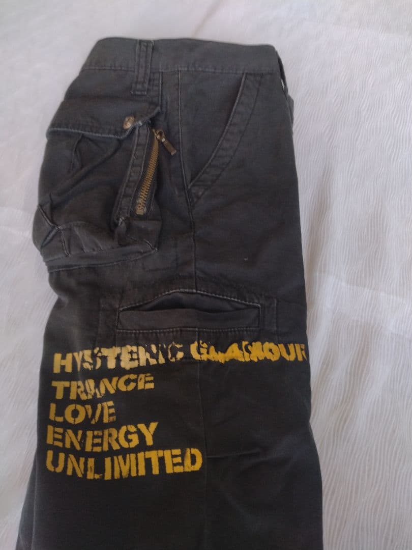 HYSTERIC GLAMOUR カーゴパンツ 黒 90年代