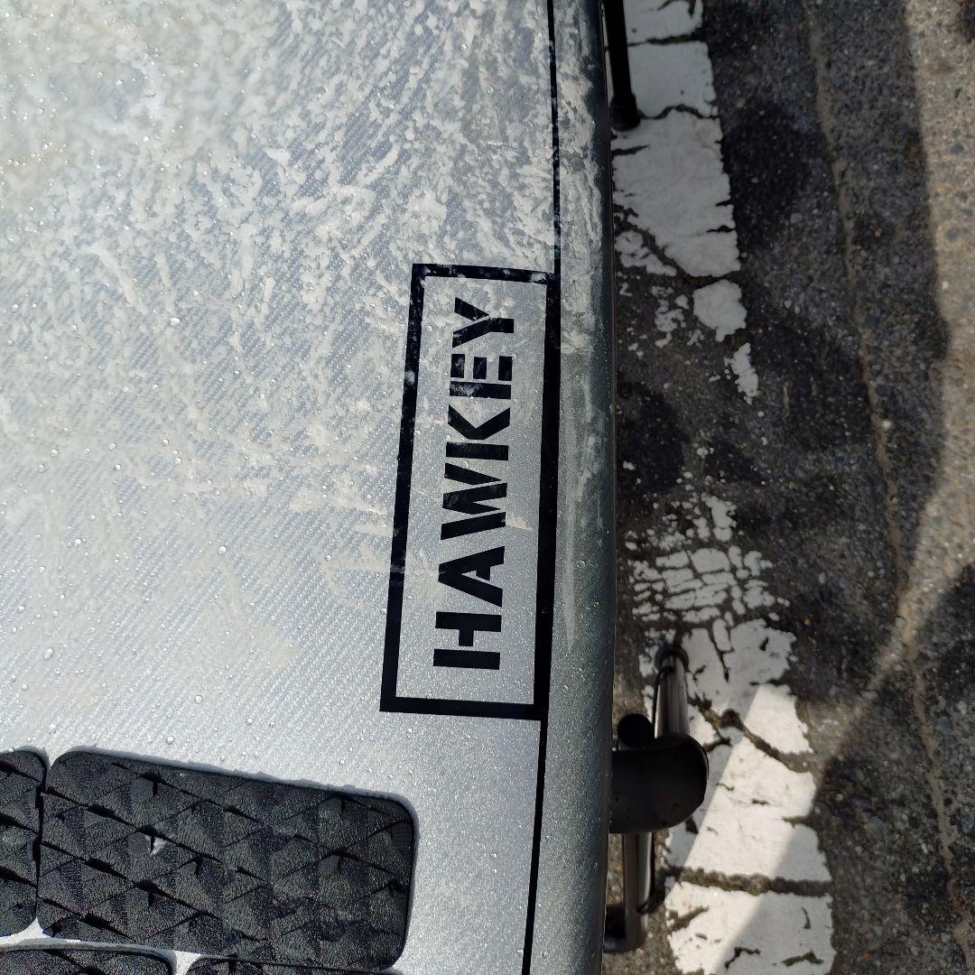 ジャスティスサーフボード　ホーキー5.8　クワッドフィン　トライフィン付属