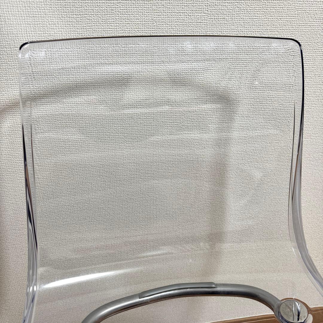 【美品】IKEA TOBIAS トービアス 透明アクリルダイニングチェア 2脚
