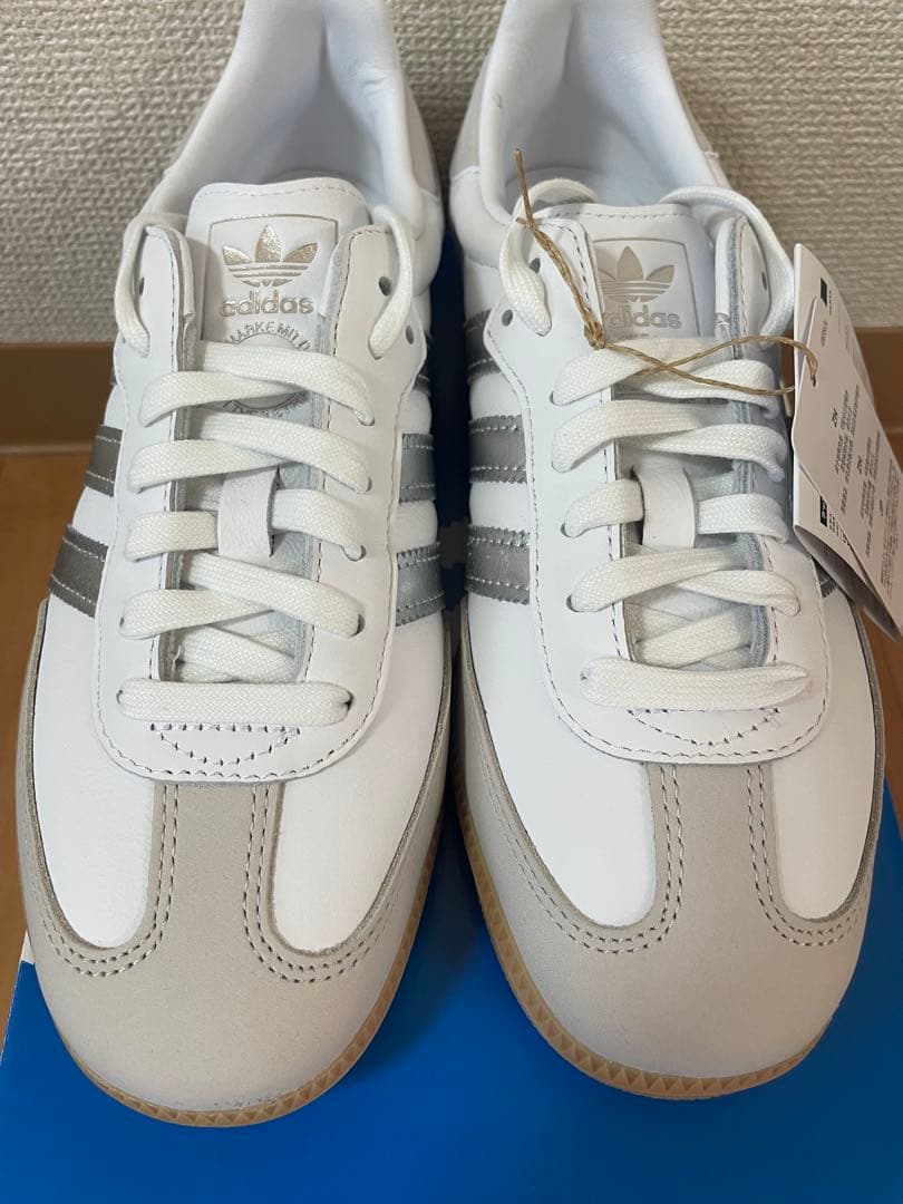 adidas Samba OG W ホワイト／シルバー　25.0cm 未使用品