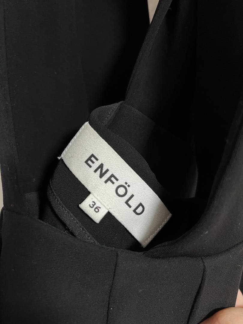 エンフォルド　ダブルサテンジャンパースカート サロペット