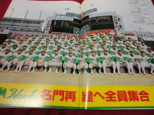 【プロ野球】南海ホークス1981ファンブック