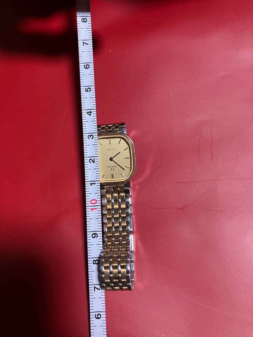OMEGA デビルクォーツ 腕時計 ゴールド/シルバー稼働品