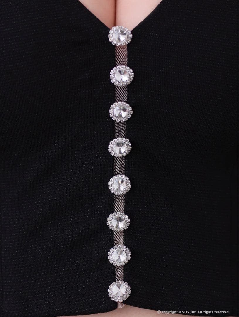 【an /アン】キャバドレス ブラック・ホワイト セットアップAOC3922