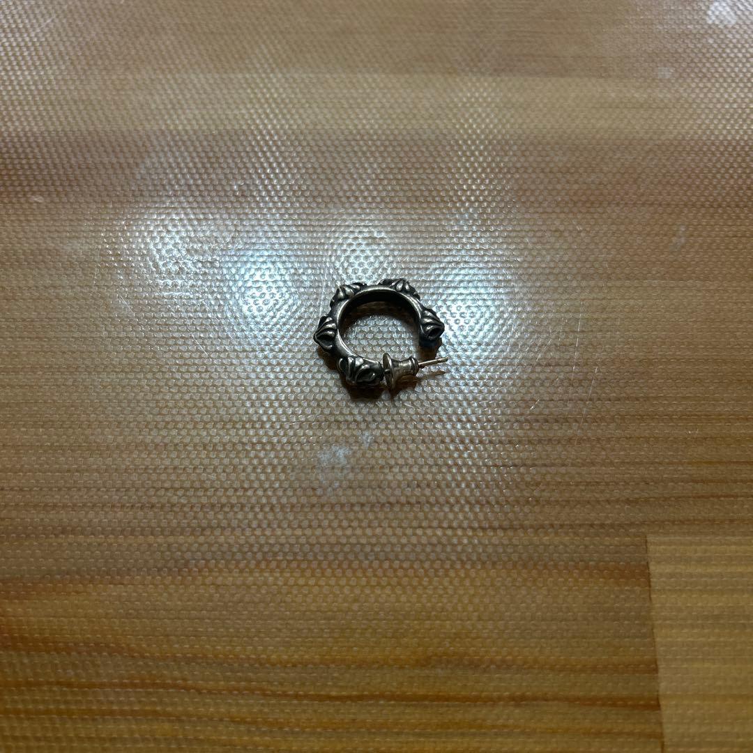 CHROME HEARTS クロスバンドフープピアス