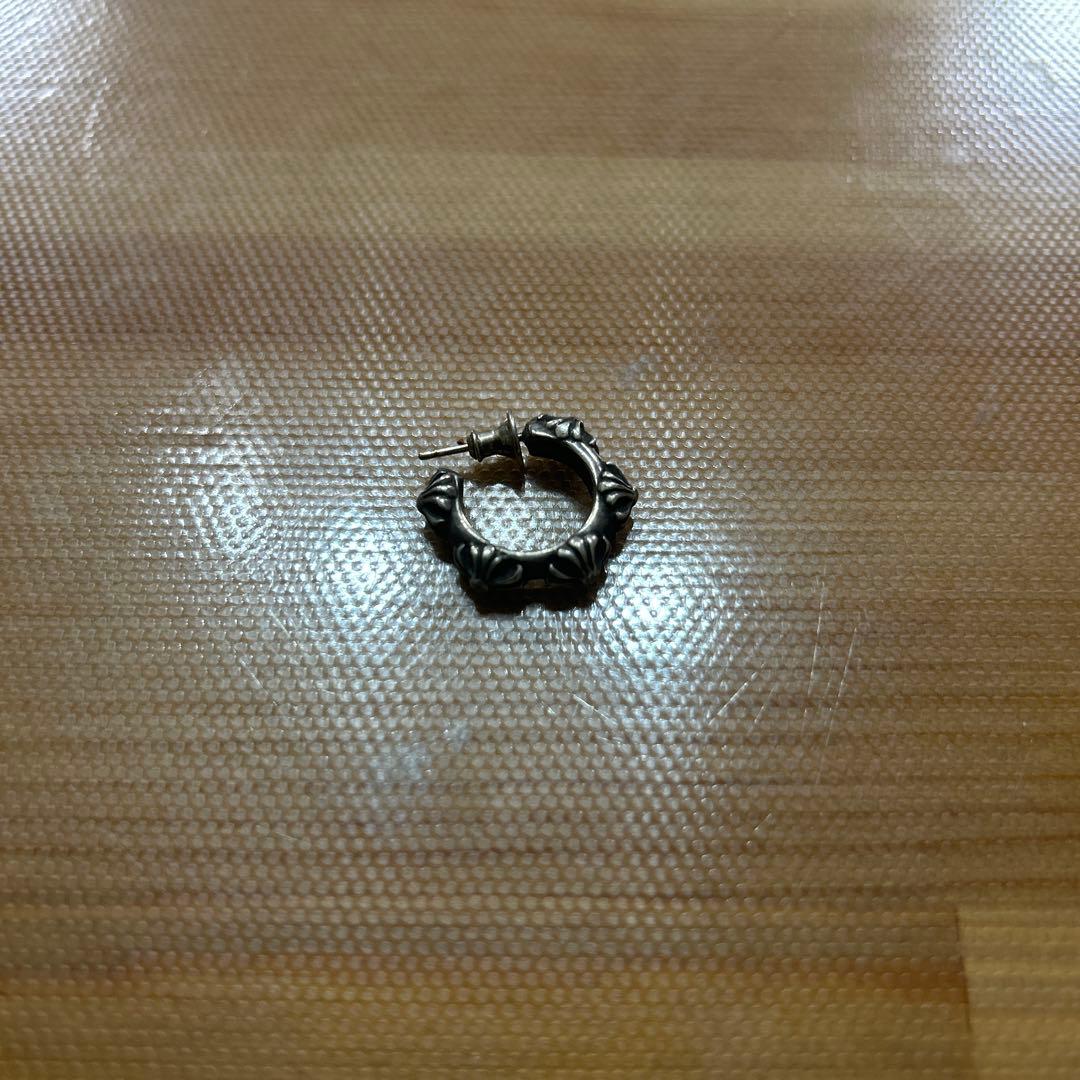 CHROME HEARTS クロスバンドフープピアス
