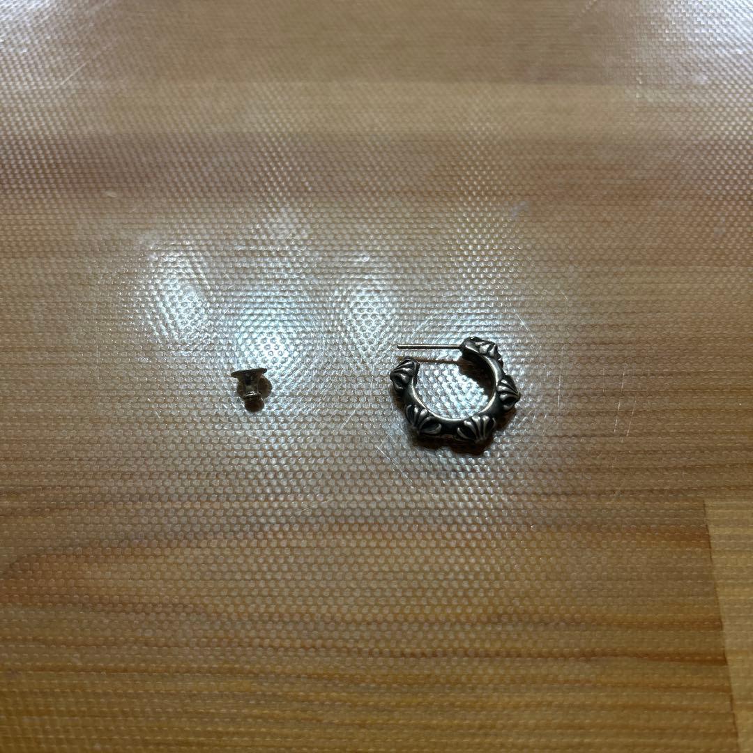 CHROME HEARTS クロスバンドフープピアス