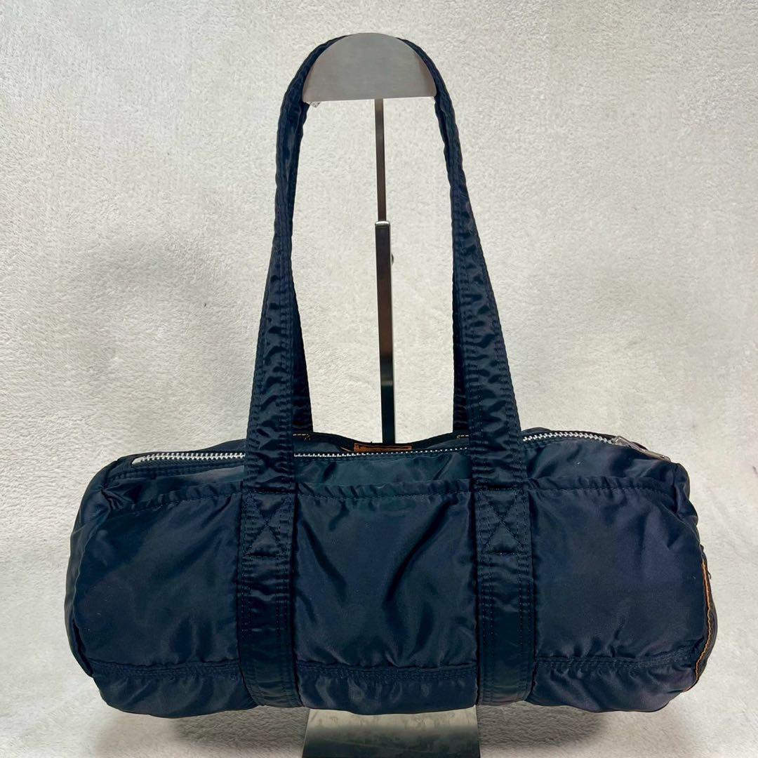 【極美品✨】ポーター ミニボストン タンカー ドラム型　肩掛け可　廃盤・希少品‼️