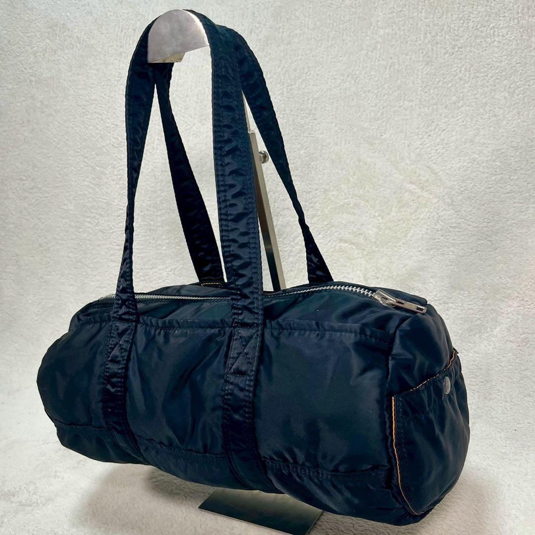 【極美品✨】ポーター ミニボストン タンカー ドラム型　肩掛け可　廃盤・希少品‼️