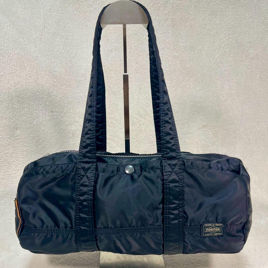 【極美品✨】ポーター ミニボストン タンカー ドラム型　肩掛け可　廃盤・希少品‼️