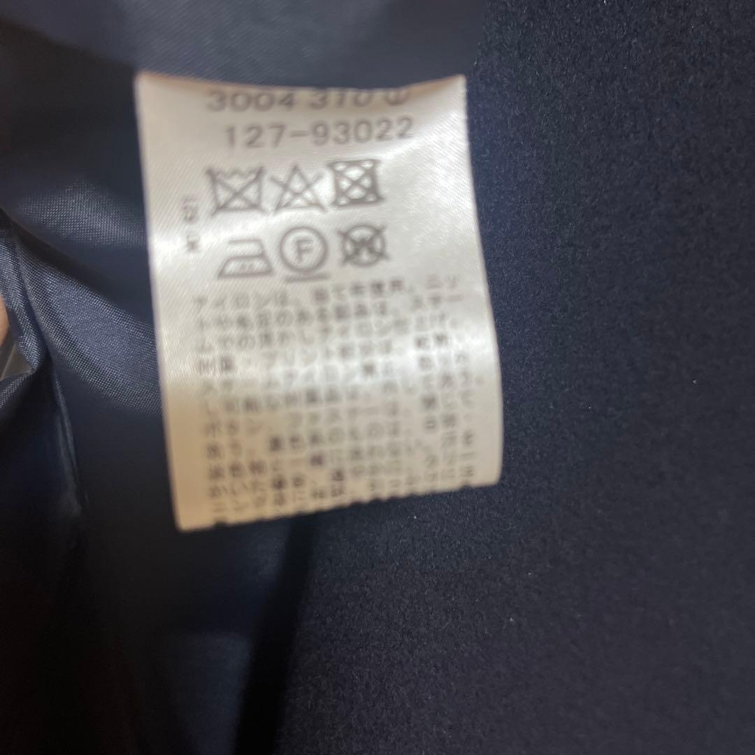 INDIVI ネイビー チェスターコート　13号