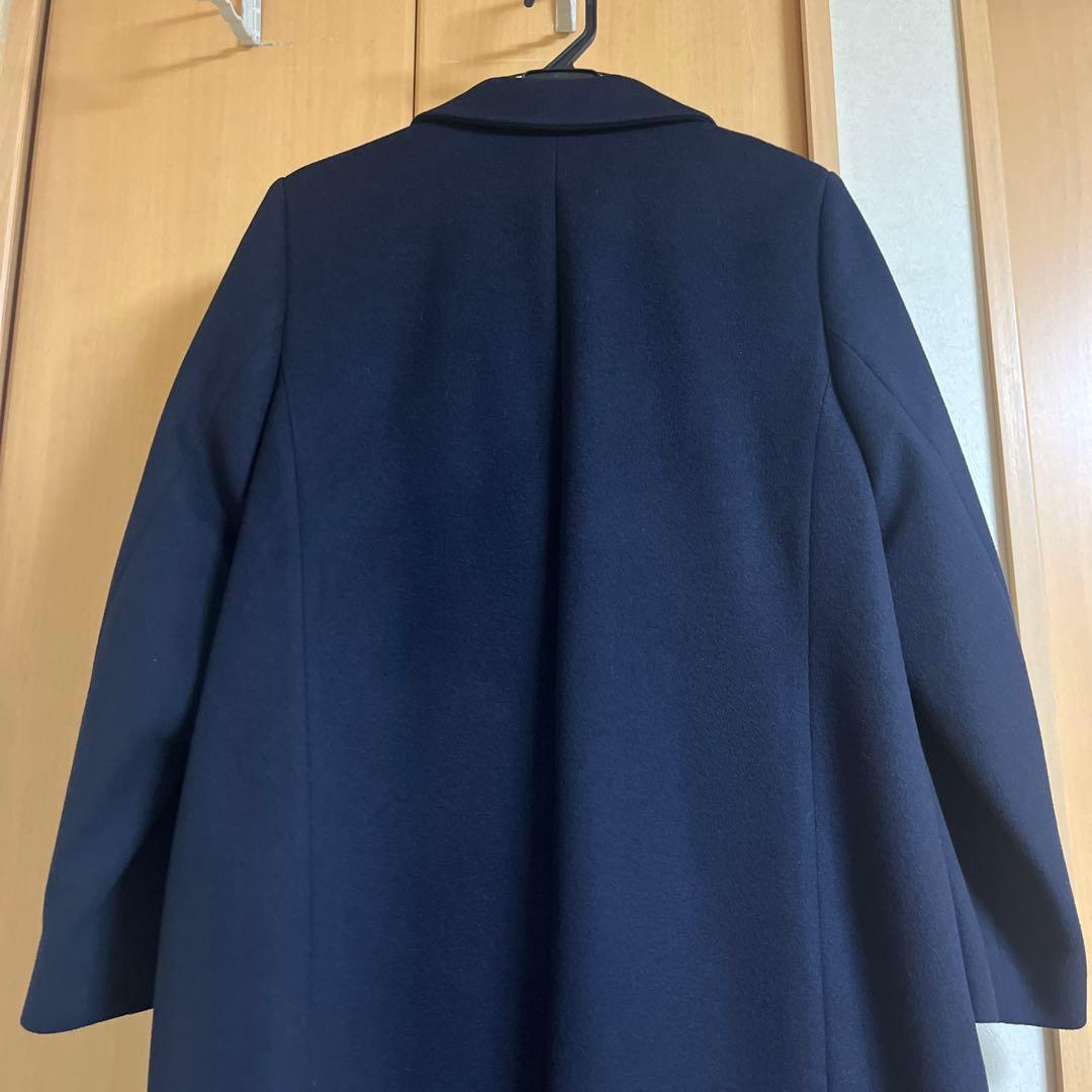 INDIVI ネイビー チェスターコート　13号