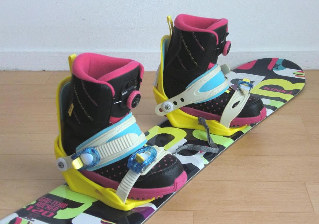■■12月・1月限定■送料無料■IGNIO■子供用スノボセット■120/23■■