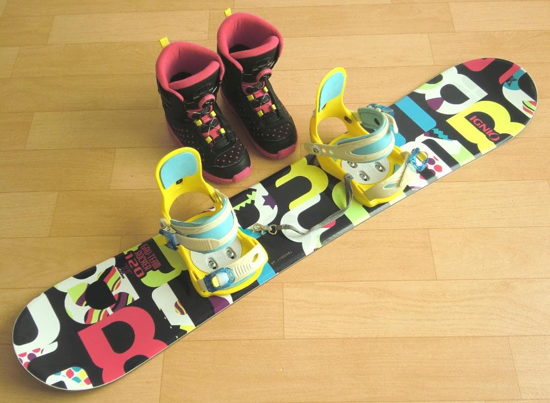 ■■12月・1月限定■送料無料■IGNIO■子供用スノボセット■120/23■■