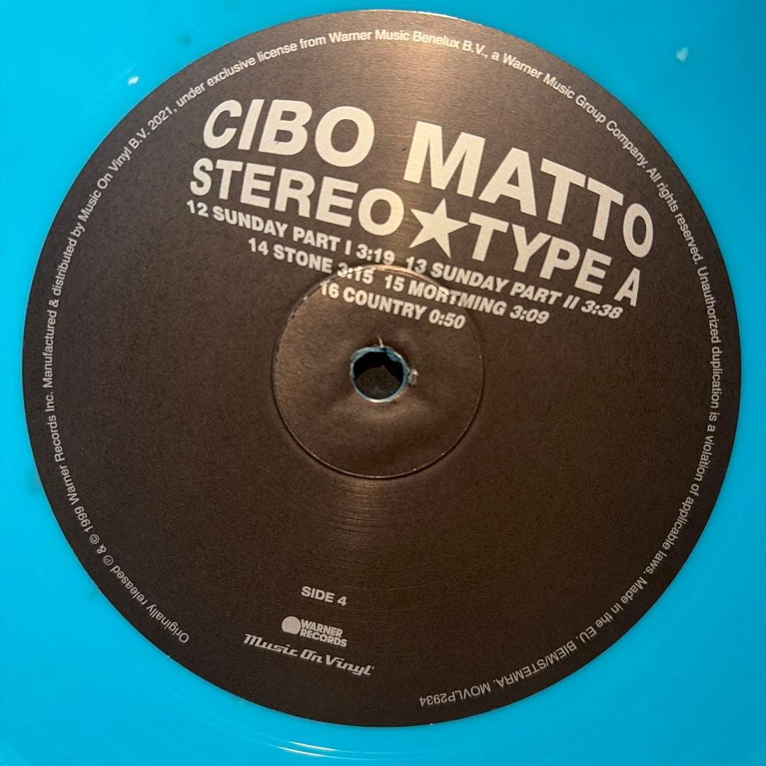 邦楽 Cibo Matto Stereo Type A Limited