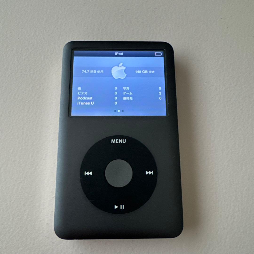 【動作確認済】 iPod classic A1238 160GB 第六世代