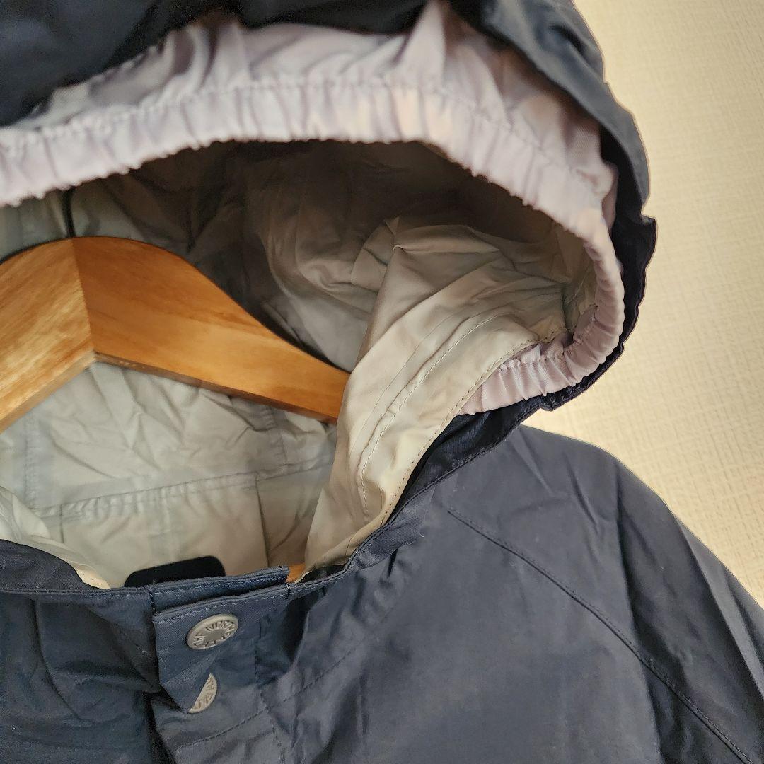 ノースフェイス レインコート キッズツリーフロッグコート 150 ネイビー 美品