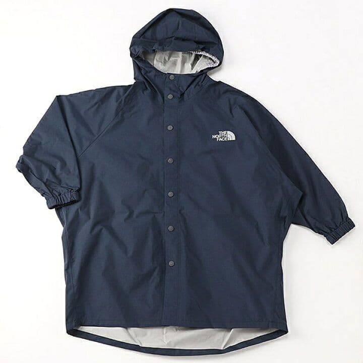 ノースフェイス レインコート キッズツリーフロッグコート 150 ネイビー 美品