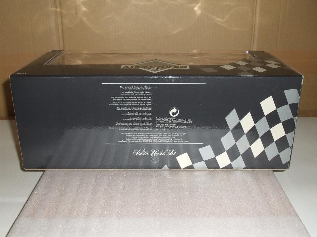 ミニチャンプス　１／１８　フェラーリ　４１２　T1　ジャン・アレジ　＃２７