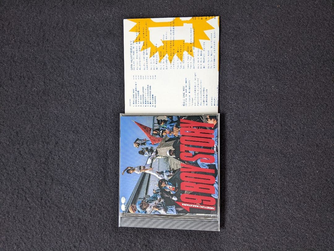 中山秀征　アルバム　19 BOY STORY 明日にONE WAY 高橋研　廃盤