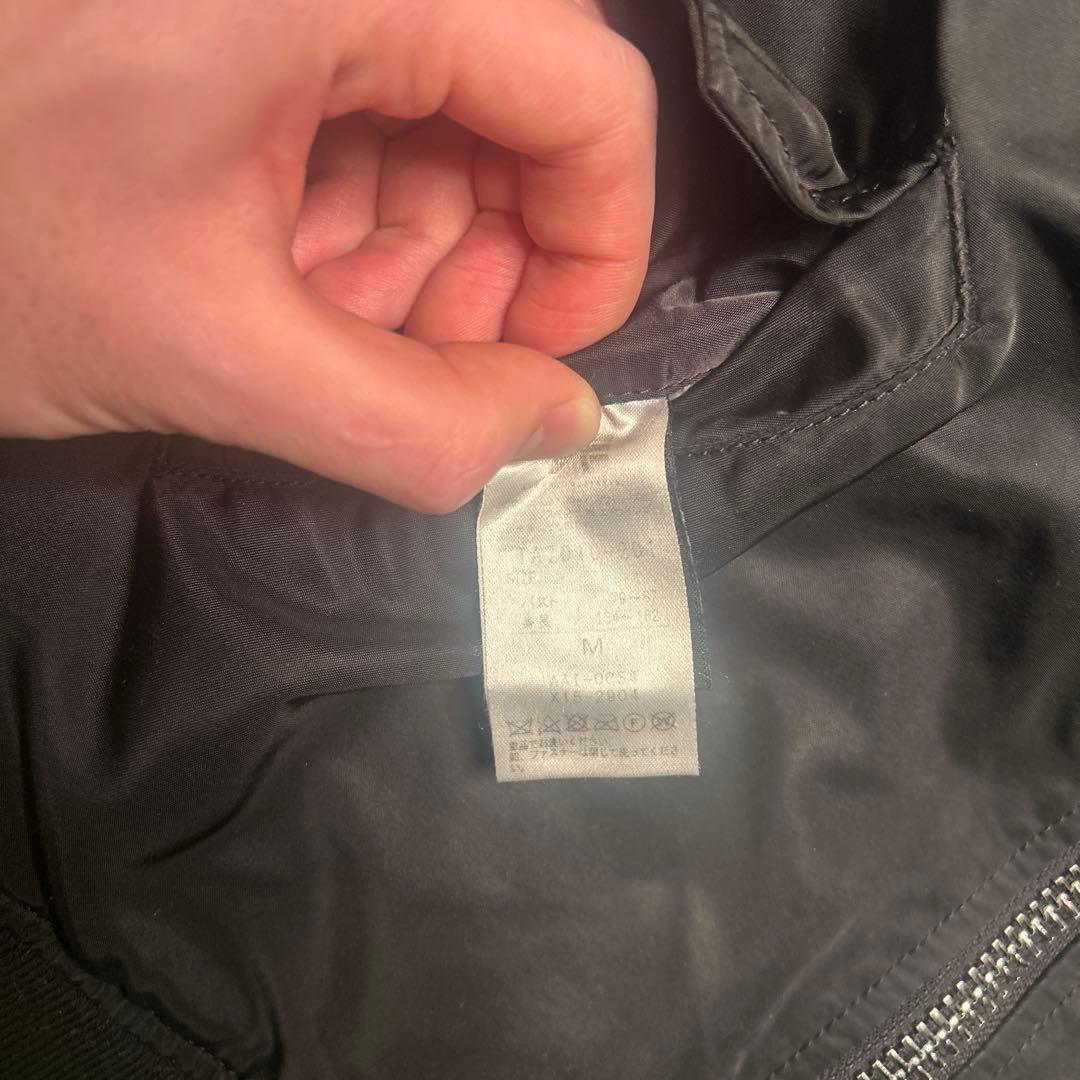 MA-1スタイル ナイロンジャケット ブラック