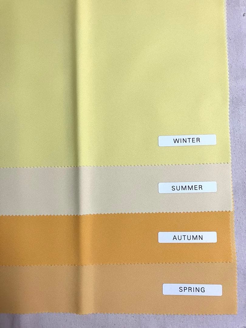 パーソナルカラー診断用ドレープ　ケープセット　AIS