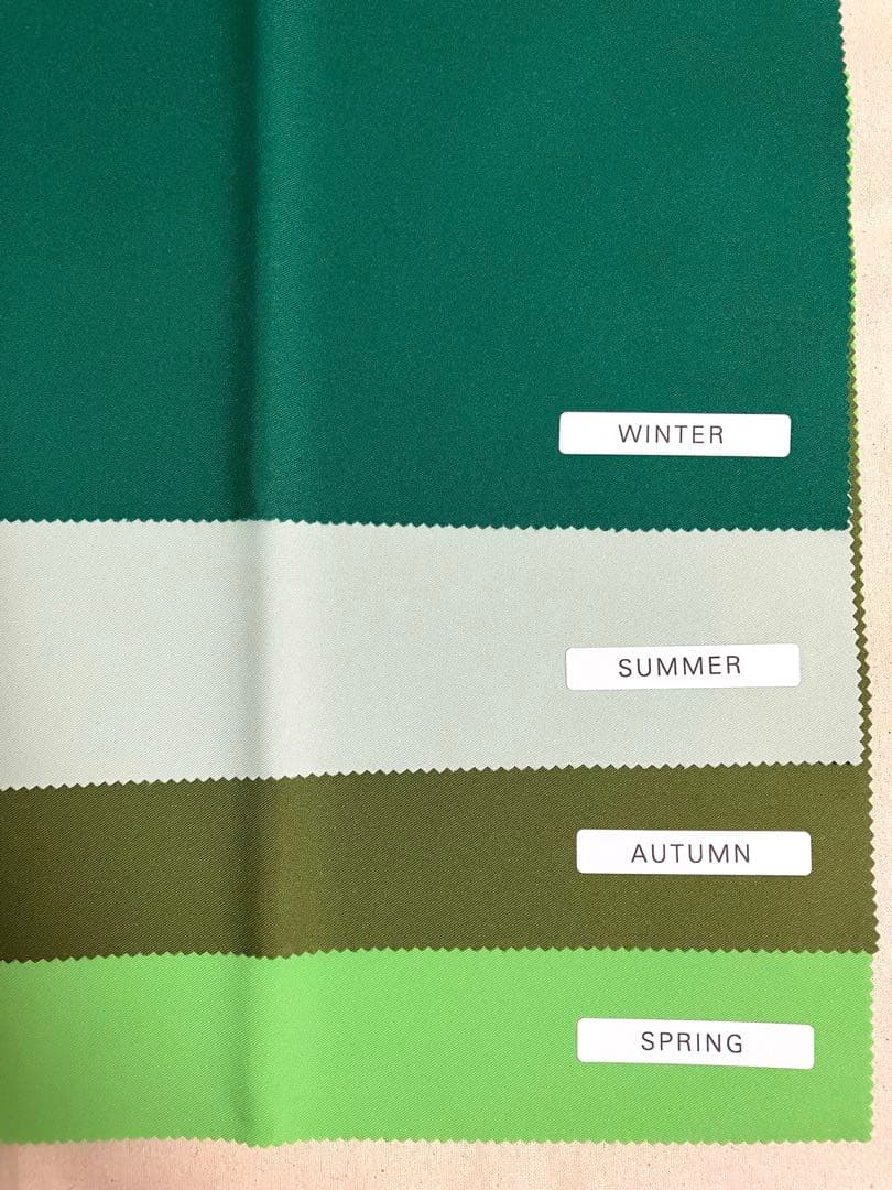 パーソナルカラー診断用ドレープ　ケープセット　AIS