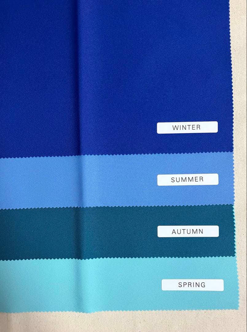 パーソナルカラー診断用ドレープ　ケープセット　AIS