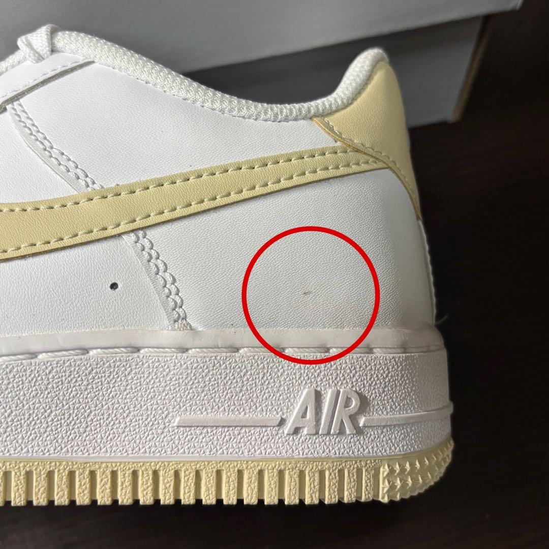 【新品23cm】NIKE｜エアフォース１GS｜ホワイト/ライトベージュ