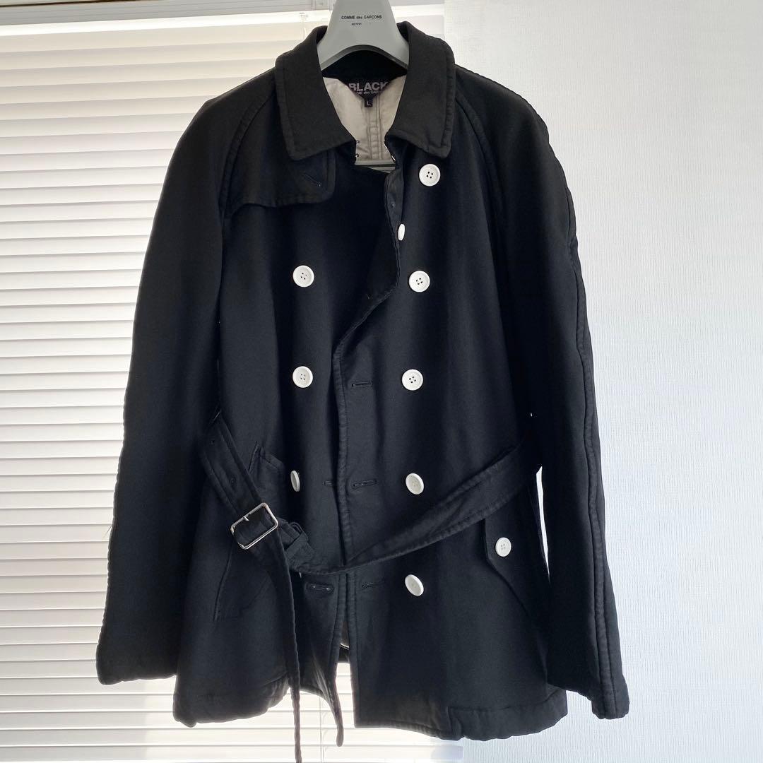 BLACK COMME des GARCONS ポリ縮ジャケット　　オムプリュス