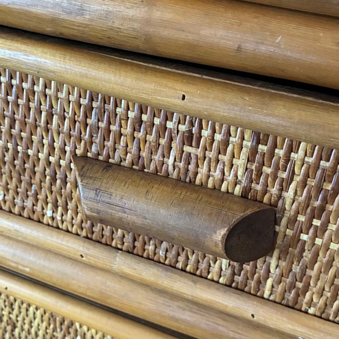 ヴィンテージラタン チェスト 引き出し 収納