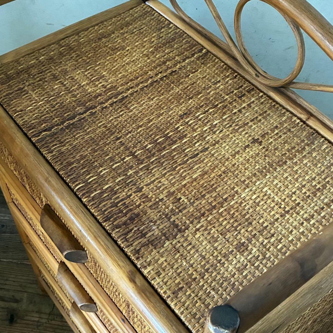 ヴィンテージラタン チェスト 引き出し 収納