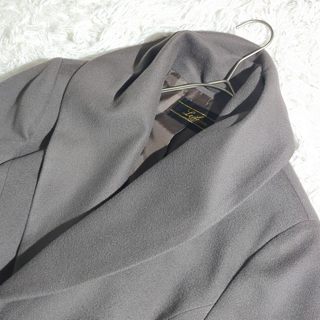 Leilian カシミア100% ロロピアーナ ショールカラー ロングコート