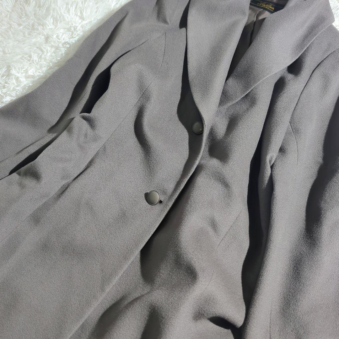 Leilian カシミア100% ロロピアーナ ショールカラー ロングコート