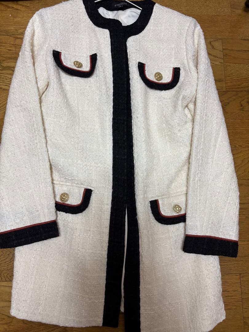 エミリアウィズ　ツイードジャケット　ツイードスカート