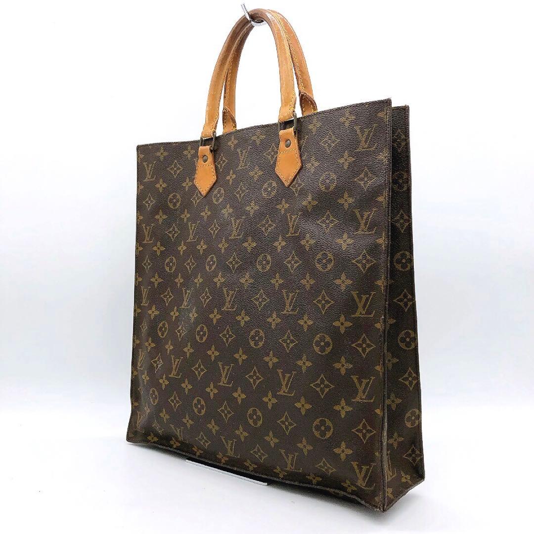 【LOUIS VUITTON】サックプラ　モノグラム　トートバッグ　A4