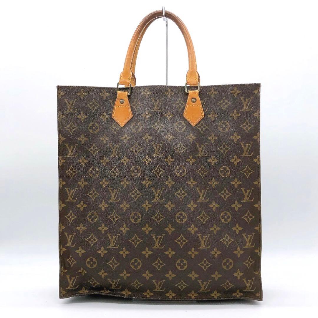 【LOUIS VUITTON】サックプラ　モノグラム　トートバッグ　A4