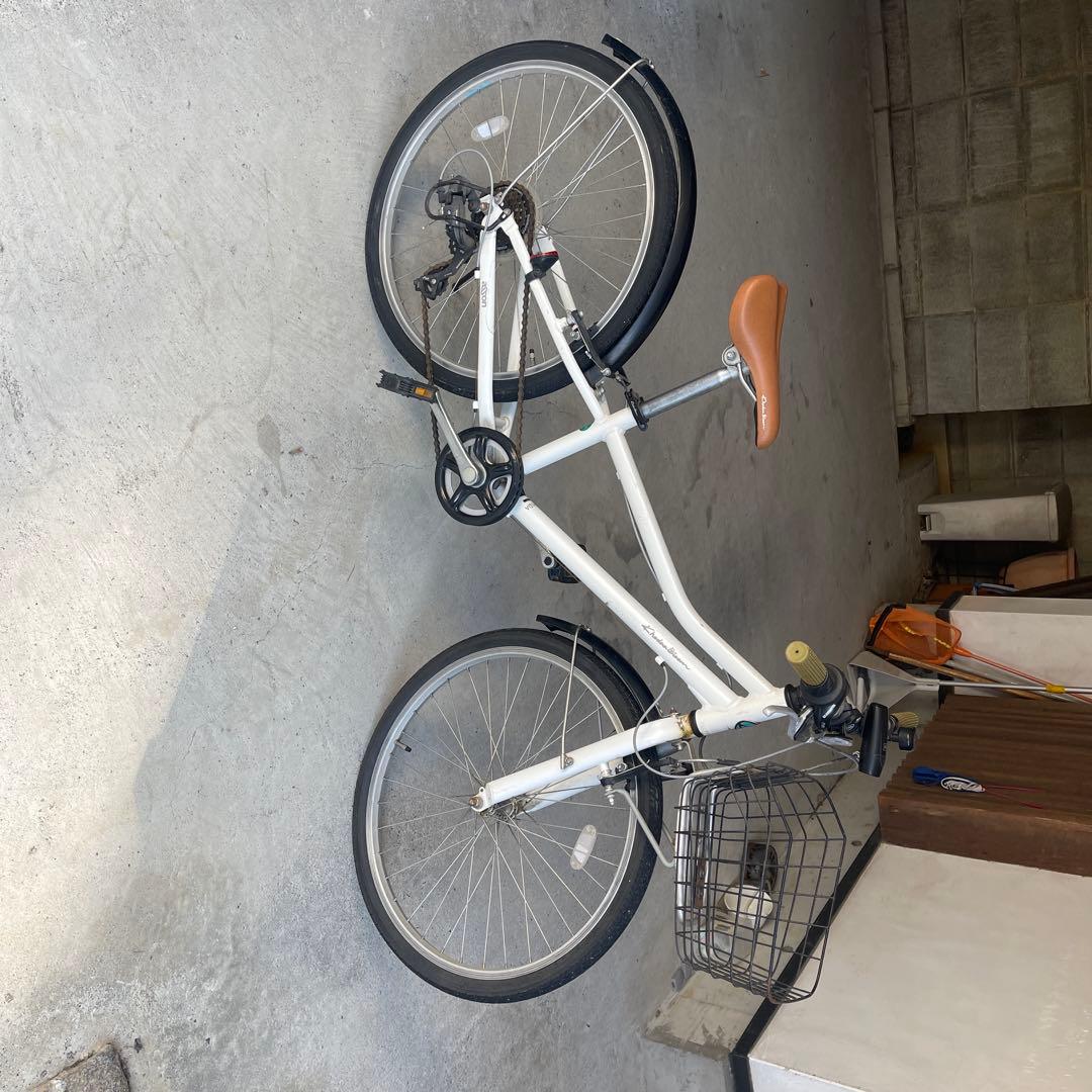 子供用自転車 KhodaaBloom ホワイト ブラウンサドル